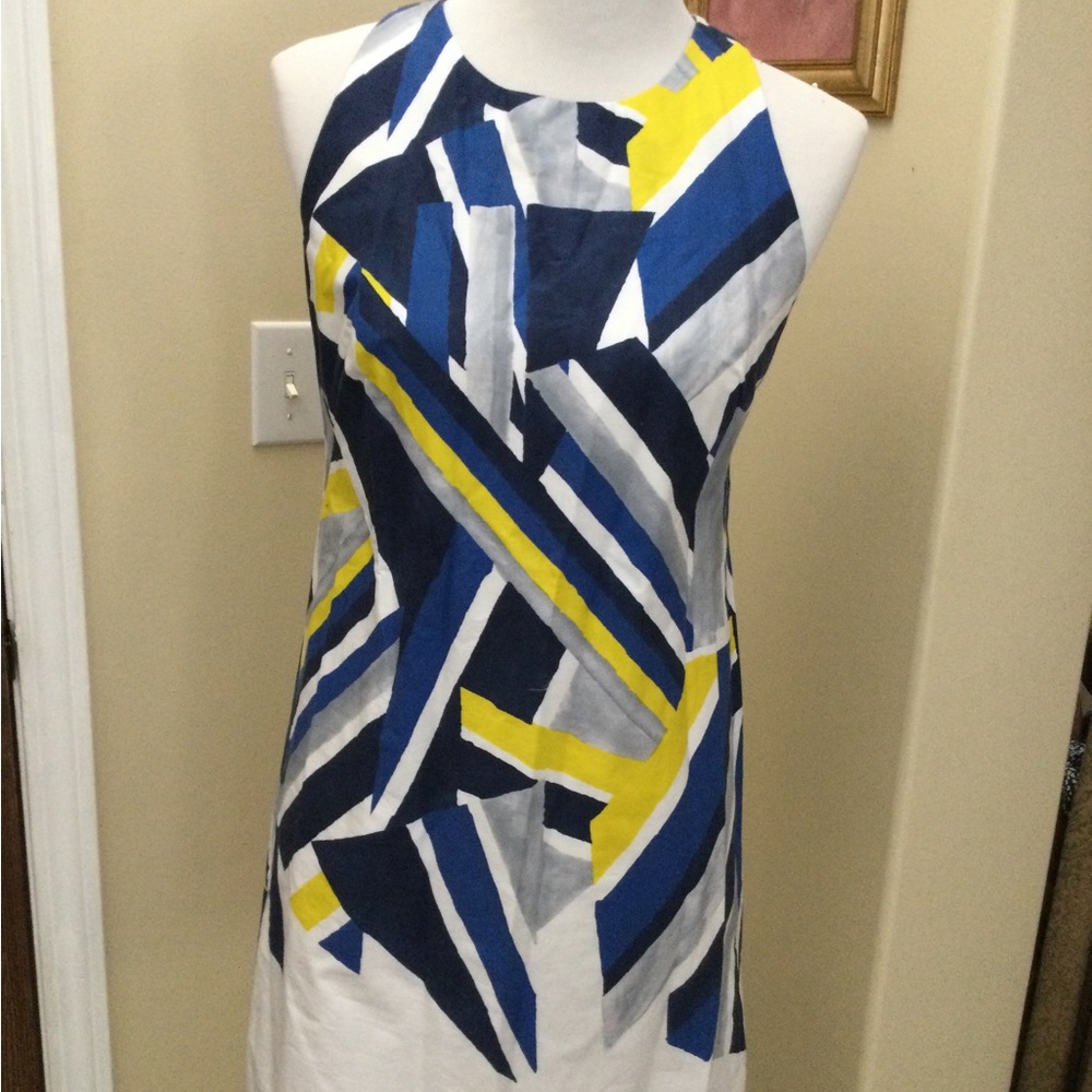 Milly  Blue and Yellow Women's Dress